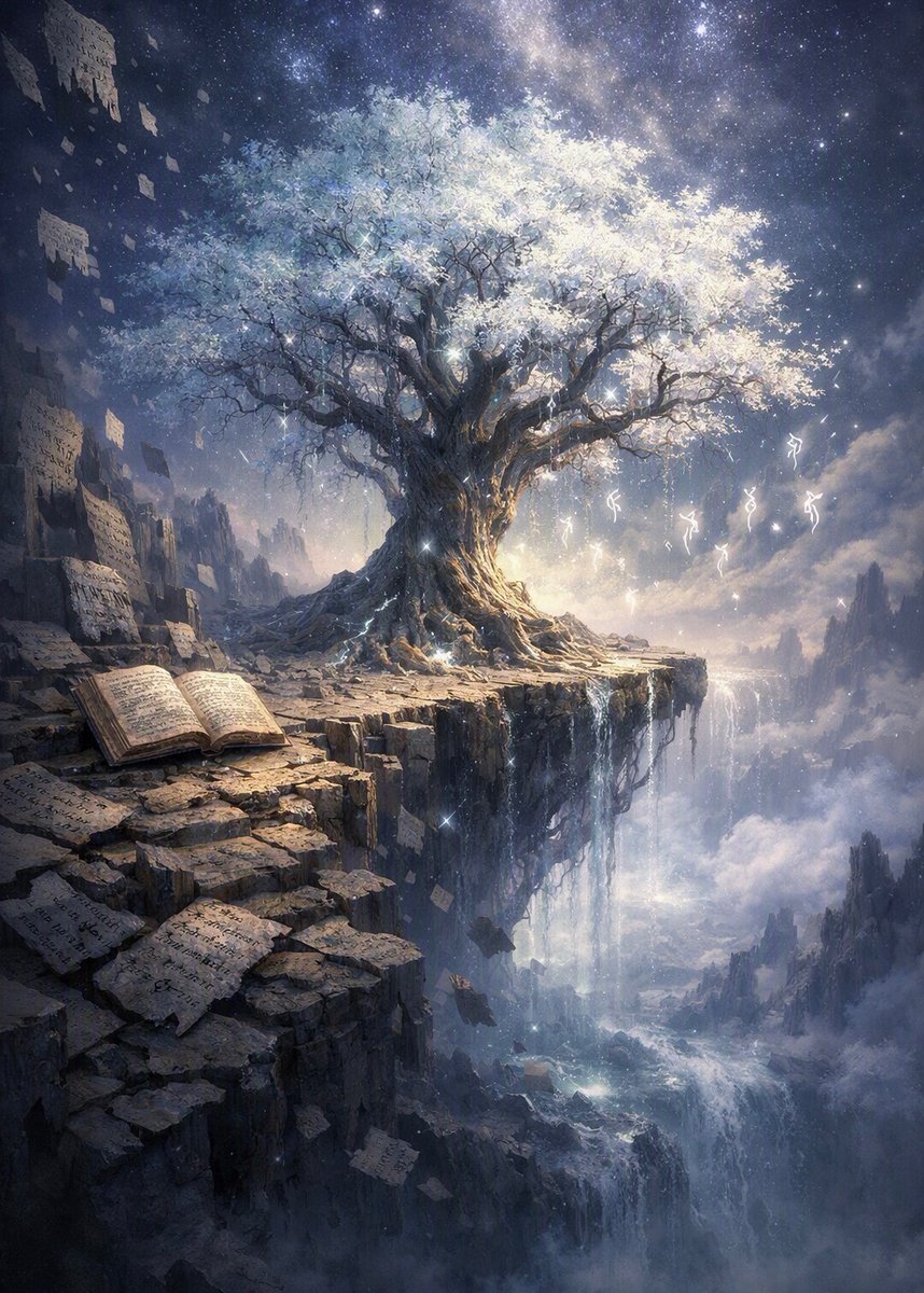 osamuakaishi's tweet photo. The Tree at the Edge of Words 01/03

文字の終わりにある言語へ
忘却から生まれる美の方へ

それは墓標ではなく
新しい名を迎えるための余白

人は忘れる
愛したひとの声も
傷の深さも
星の匂いも https://t.co/IHZYK4g1YV