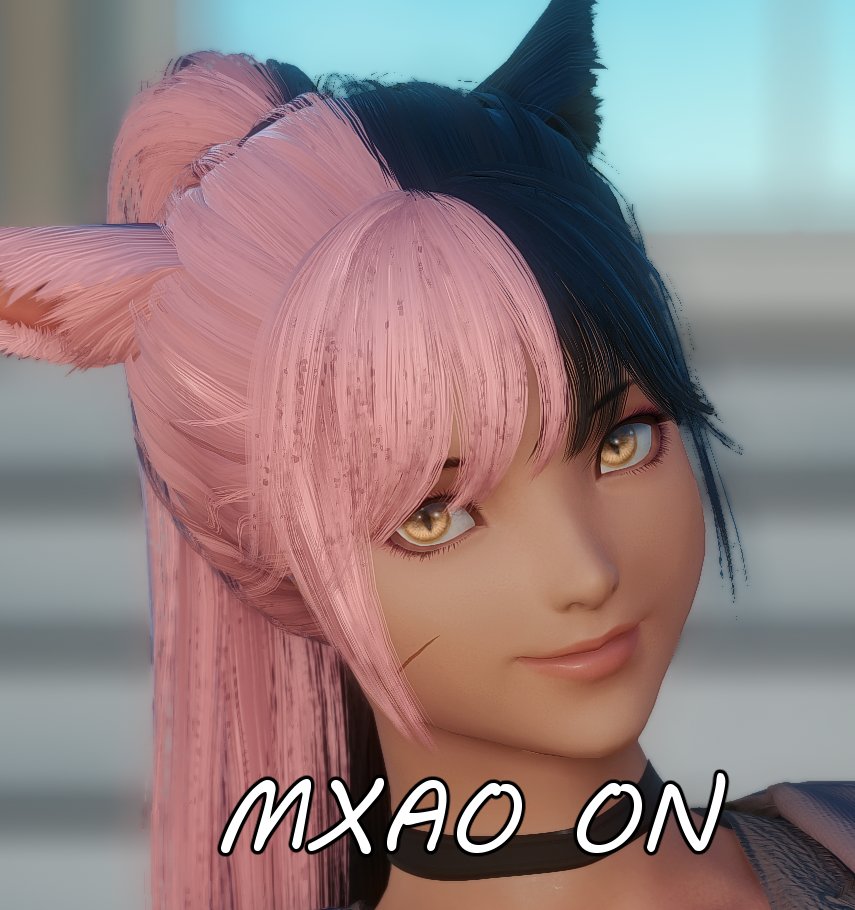 GolmoreGirls's tweet photo. Tired of "crunchy" hair in your gposes? Fix it forever with this one simple trick:

-Take TWO pictures
-One with MXAO on, and one with MXAO off
-Put the crunchy one on top of the soft one in any image software (anything with layers works)
-Erase the crunchy hair
-Combine them ✨ https://t.co/g8XIElOsH5