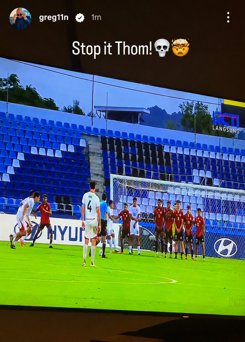 TimnasXtra's tweet photo. Safe to say Greg Nwokolo is a Thom Haye fan 😍 https://t.co/JZK7cY0qcP