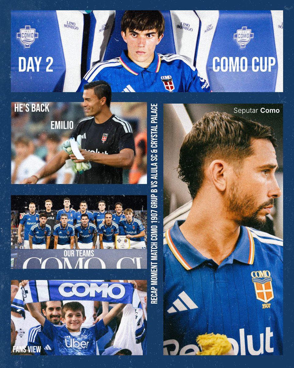 SeputarComo_Ind's tweet photo. #ComoCup:
Beberapa moment Day 2 Como 1907 dipergelaran acara Como Cup. Ada moment unik dimana kembalinya Emilio Audero kiper andalan timnas Indonesia sudah mulai berlatih bersama Como &amp; seorang fans anak kecil yang sedari kecil sudah mendukung Como😳📸. -

WELCOME BACK EMIL! https://t.co/8oe9PaSiMF