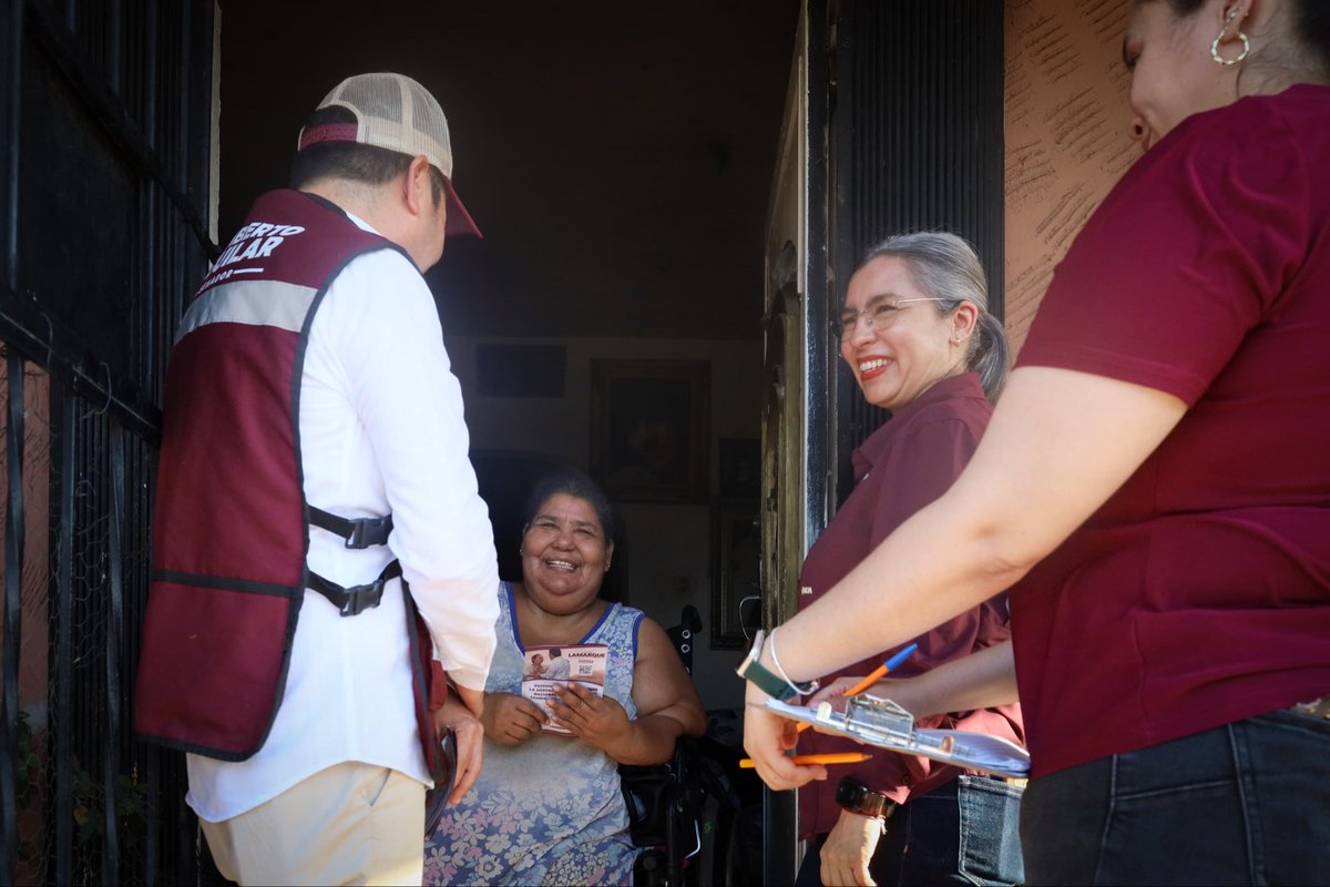 wzuloag's tweet photo. Seguimos caminando para escuchar y construir junto a la gente.

Este viernes estuvimos en Los Olivos, donde platicamos con las y los vecinos sobre los retos de la Cuarta Transformación y la importancia de mantenernos organizados para consolidar los avances y seguir construyendo un Sonora con bienestar para todas y todos.

Gracias a Sacnicté y a Sofía por la invitación a la colonia; a mi amigo, el senador Heriberto Aguilar, por compartir reflexiones sobre el proceso de elección de la coordinación de la transformación y las experiencias que han fortalecido este movimiento, así como por compartirnos la trayectoria y perfil del compañero Javier Lamarque; y a todo el equipo que hace posible estos encuentros desde el territorio.