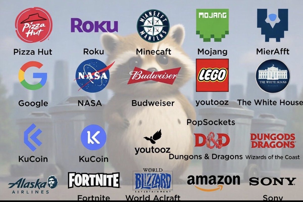 ClipsByDough's tweet photo. Outside of the CT bubble, retail always chose their meme 

Fortune 500 companies brand & meme around Jimothy the raccoon 

Retail is delusional for Jimothy. Tattoos and all…

When retail enters web3 / crypto, they will recognize Bitcoin and $Jimothy 

If Solana marketing has any smart people in their ranks, Jimothy will be the mascot of @Solana