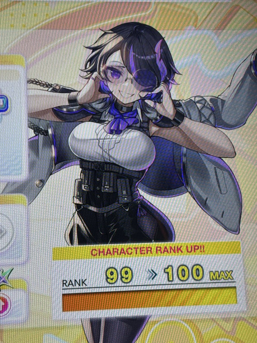 28_294's tweet photo. 上級執行官ノワ キャラクターランク100 最速！
この調子で200まで突っ走ります！！！ https://t.co/lQYITW1Pv1
