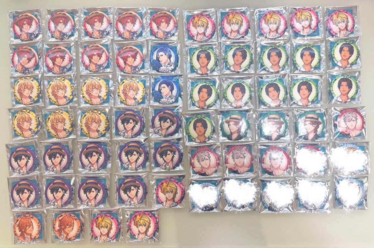 sarasa324's tweet photo. うたプリ　グラショ　缶バッジ

トレーディング和風缶バッジ
浴衣
YUKATA-MODE Ver.

交換

譲　
音也9
真斗2  
那月7
トキヤ11
レン2
翔8
セシル11
嶺二3
蘭丸 4

求　藍

郵送交換希望です。
一点からでもお気軽にお声掛けください。宜しくお願いいたします🙇‍♀️ https://t.co/RHrztBteHE