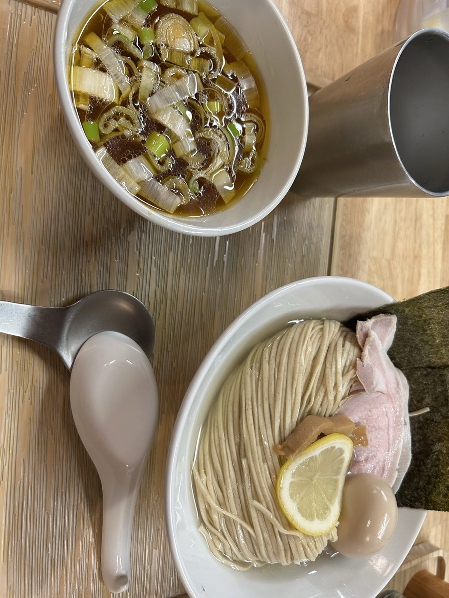 okakiti2's tweet photo. 特製昆布水つけ麺醤油
#麺屋松本 https://t.co/k4qiMpqiWr