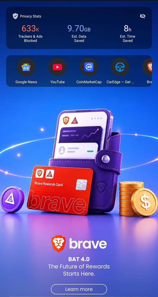 lukemulks's tweet photo. Team just pushed the @Brave Rewards Card waitlist live. 🔥

@hspencer77, @taxninja & @ItsNikkiBullock were showcasing the new unified @Brave Wallet prototype at our @RareEvo booth this week. 🔥

While @bat_jennie and @iAnonymous3000 just wrapped the first iteration of user testing/study of the new @Brave Wallet UX with our @BAT_Community @BAT_Ambassadors cohort in parallel this week. 

@bat_guilhermee & @bat_paulas cranking out community infographics and keeping latam content moving.

@Jemsz & @heydanmurphy and team deployed the $BAT Roadmap 4.0 New Tab Takeover that just launched and is now displaying in @Brave.

@miyayesereum cooking on specs for BravePass, and on getting token confirmations spec'd to be integrated into the Offer Wall. 

@PryvitKyle cooking with the team on early stage BravePay conceptual work.

Challenging time for the space. 

3 weeks ago, we published our most ambitious roadmap to date. Team is cooking with conviction. As we always have, through many trying times. 

Team effort, with a goated @Brave team that knows we're positioned better than anyone to break the space through to the next 10-20-50M+ users by meeting them where they're at, and where they're transacting with V4.

Never been more bullish on @Brave and @AttentionToken than now. 

More $BAT updates to come. Stay tuned. 

Onward. 🔥🫡🦁🦇🧡