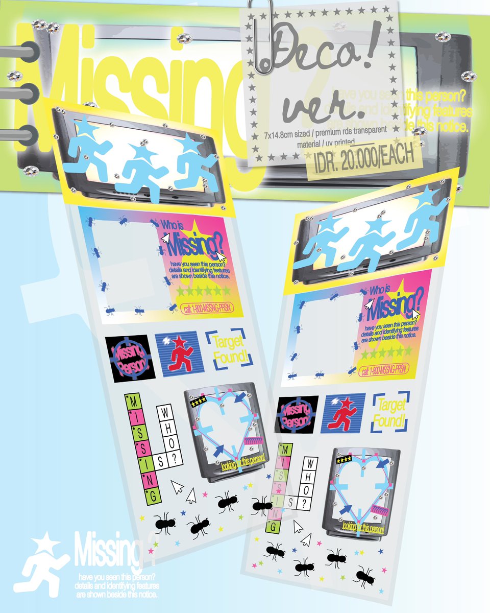 coregyus's tweet photo. — missing ? sticker deco
idr. 20.000/each https://t.co/6eIkNNgIJZ