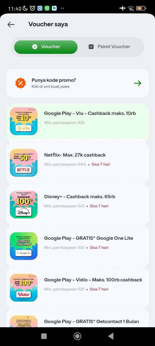 koonniceya's tweet photo. KEMARIN VOUCHER 10.000 COINS, SEKARANG NEMU INI LAGI 😭 in this economy worth it banget!!

BURUAN KLAIM VOUCHER NYA 👇🏻
GOPAYNETFLIX  
GOPAYSPOTIFY  
GOPAYVIDIO  
GRATISDISNEY  
GRATISGOOGLEONE
GRATISGETCONTACT
NEWVISIONPLUS
NEWBSTATION
NEWVIU https://t.co/lmiuhZSEa0