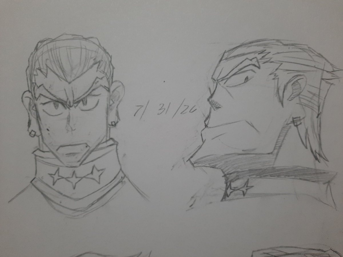 SextonW13092's tweet photo. Practicing kill la kill art style daily until I get better 
Day:2 #killlakill https://t.co/YQxS7jm3Cn