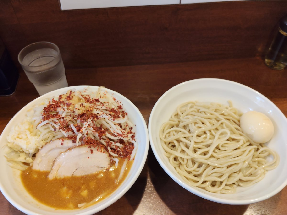 aruchu2929's tweet photo. 麺屋づかちゃん
特濃味噌つけ麺🍜
暑いので塩分チャージに特濃味噌✨
にんにくもたっぷりで夏バテに良いです！
ご馳走様でした😋 https://t.co/dZmQJCPDg4