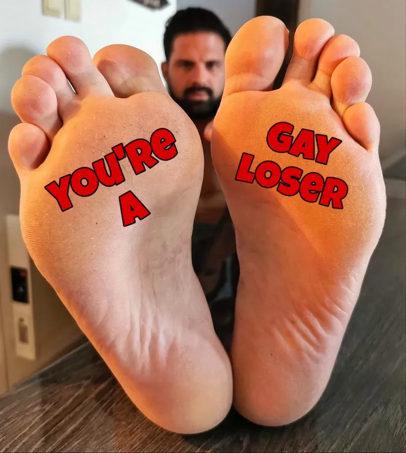 HiValueWhiteMan's tweet photo. foot_slave4life just funded "You're a Gay Loser" via Throne as punishment for admitting to me that he previously marched in gay pride parades and fought for gay rights.🤮                                                        
 https://t.co/KQ5U4QH0jv https://t.co/N3mP3HxHJe