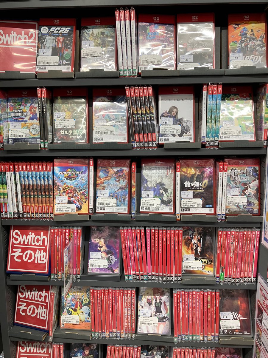 ⭐️売場情報⭐️ Switchソフト多数お品そろえております❗️ Switch2