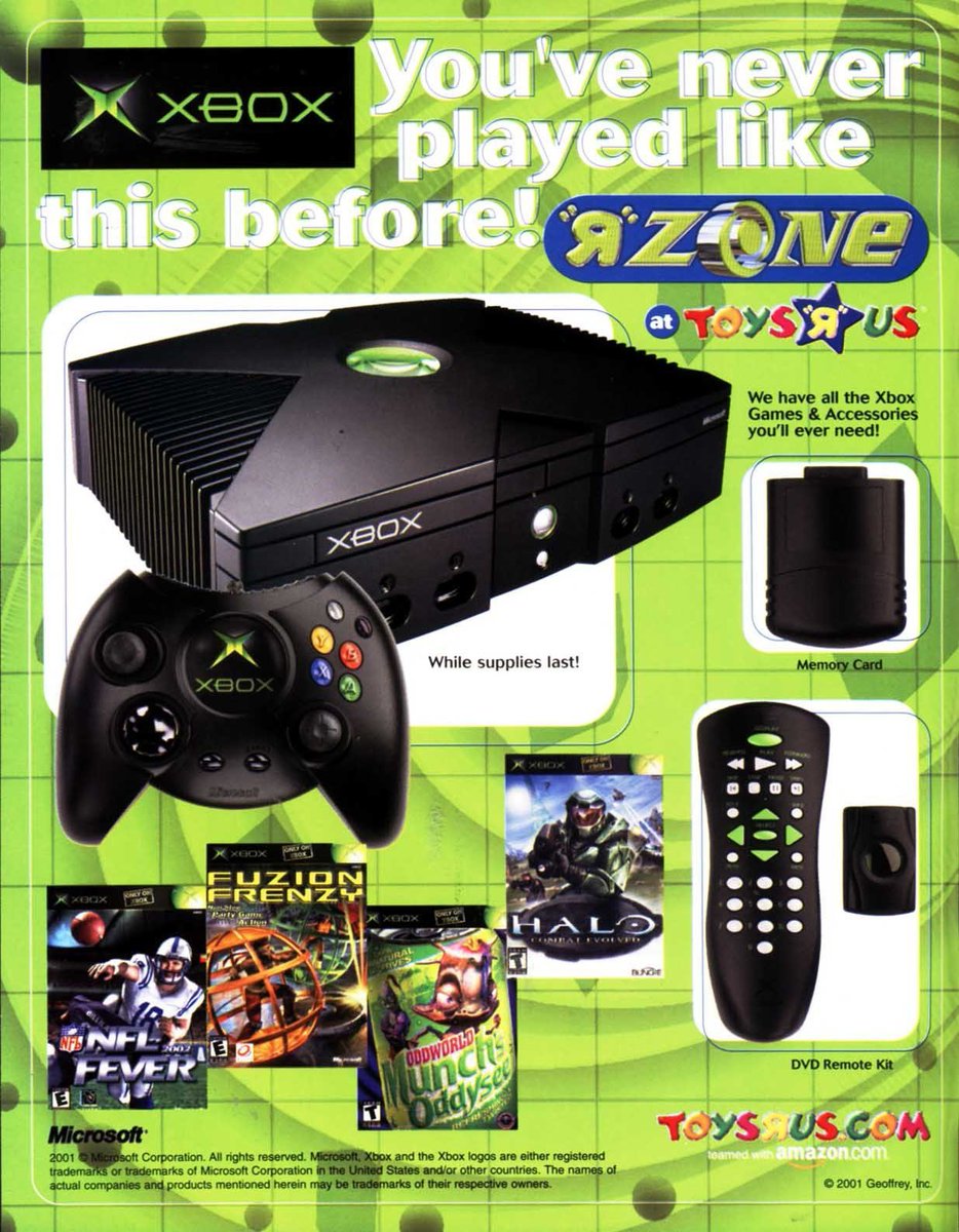 NostalgiaFolder's tweet photo. Toys "R" Us ad (2001) https://t.co/vkJNkvZDNe