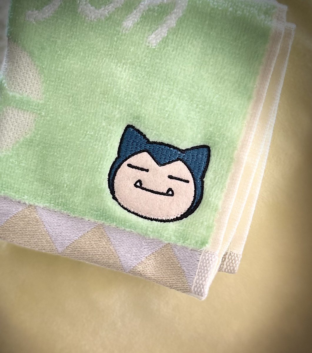 MATTHEWSHIKA's tweet photo. アベイルでGET出来たマネージャー……ではなくカビゴンのハンカチ☺️
めちゃくちゃ肌触り良き！！ https://t.co/WbCNXlfxXU