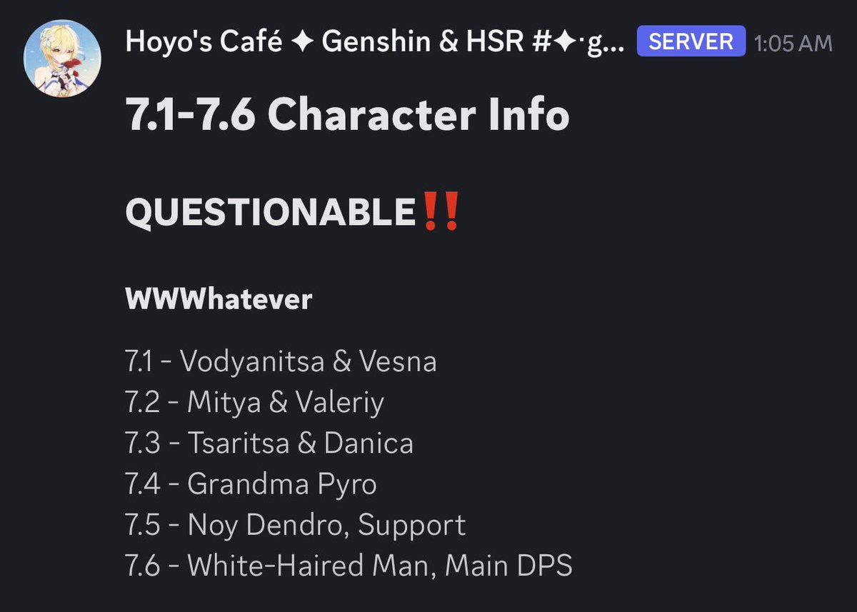 kuhenki's tweet photo. leaks

white haired man main dps coming in snezhnaya sounds like a phainon expy to me https://t.co/qdYR2bQ3RJ