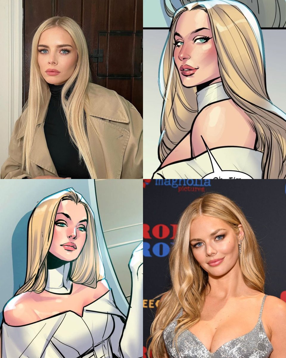 x0Starlight's tweet photo. i’ve deadass thought about Samara Weaving as Emma Frost for the entire day https://t.co/bdZSaEr45F