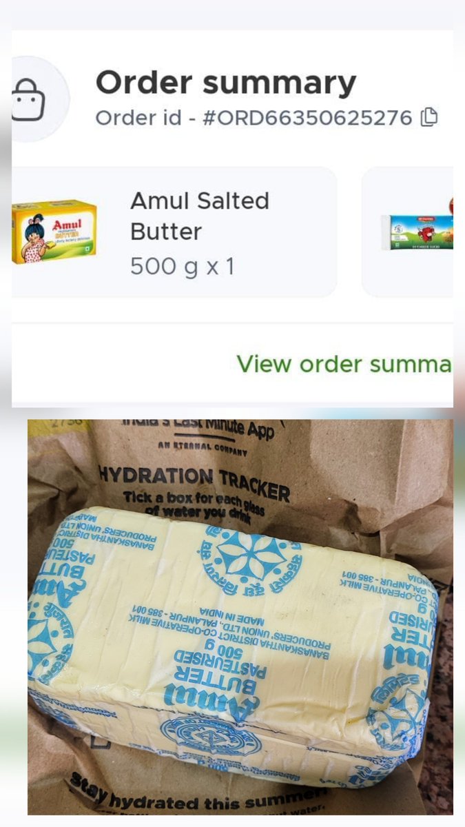 HSMatharu10's tweet photo. @letsblinkit @blinkitcares what on earth r u ppl doing.?? Delivering substandard products - Amul butter delivered without packaging @deepigoyal @albinder @fssaiindia @MOFPI_GOI. Someone needs to seriously look into this cause Blinkit isn't..!! https://t.co/rFmQdH14Cb