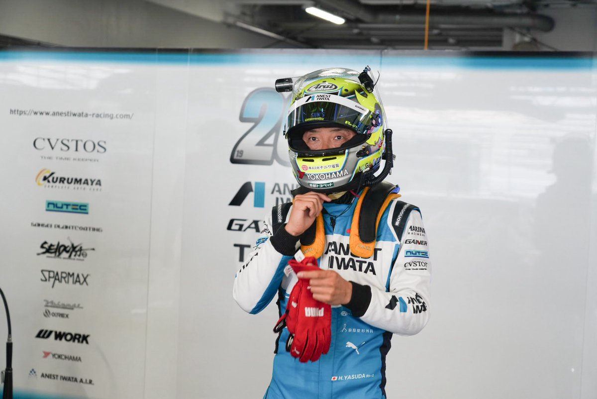 Q1始まりました！ 担当は安田選手です！ #ANESTIWATARacing #SUPERGT