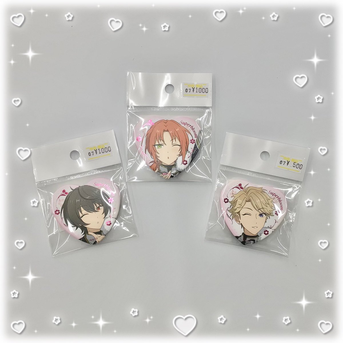 あんスタ💫 🌸スタフォニ4thグッズ🌸 🩷ハート缶バッジ🩷 《凛月／レオ