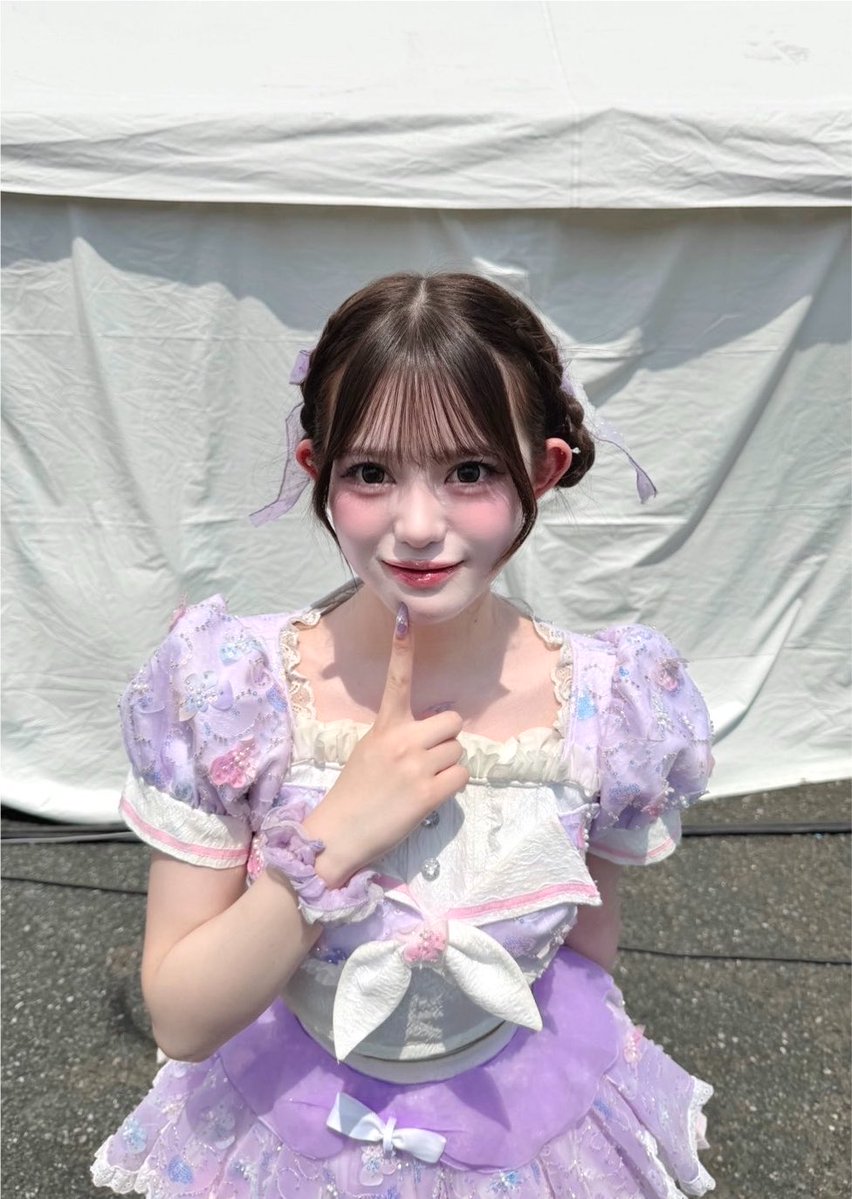 mio_pxrb's tweet photo. ピクセルリボンのパープル担当💜
真白美央です₊˚⊹ 𐦍༘⋆₊ ⊹

TIF会いに来てくれたみんな、ありがとうございました♡ඩ⌔ඩ♡
とっても暑い中応援してくれて、ふぁぼんが見えた時すごく嬉しかったの🎀感謝伝えきれないくらい、本当にありがとう
最高の夏の野外ライブ一緒に過ごせて幸せだったよ！ https://t.co/3ZdSrYmmho