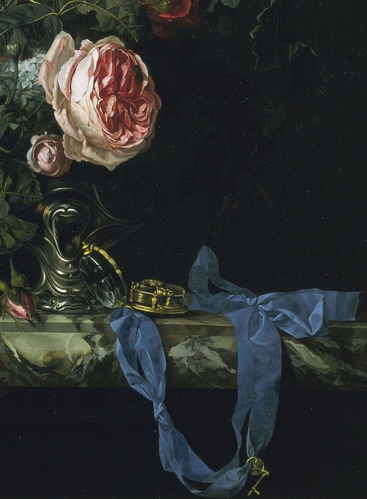 LuciAragon1's tweet photo. “Piensa en esto: cuando te regalan un reloj te regalan un pequeño infierno florido, una cadena de rosas, un calabozo de aire.”

                                  Julio Cortázar

🎨 William van Aelst https://t.co/0icOBjkx6y
