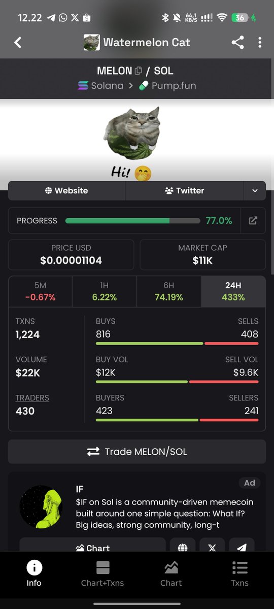 faifaikuuu's tweet photo. @tvbzify Watermelon Cat is waking up. 🍉
One of the funniest meme narratives on SOL.
Strong community, viral meme, infinite vibes.
Don't fade $MELON https://t.co/pKpIYoDp8E