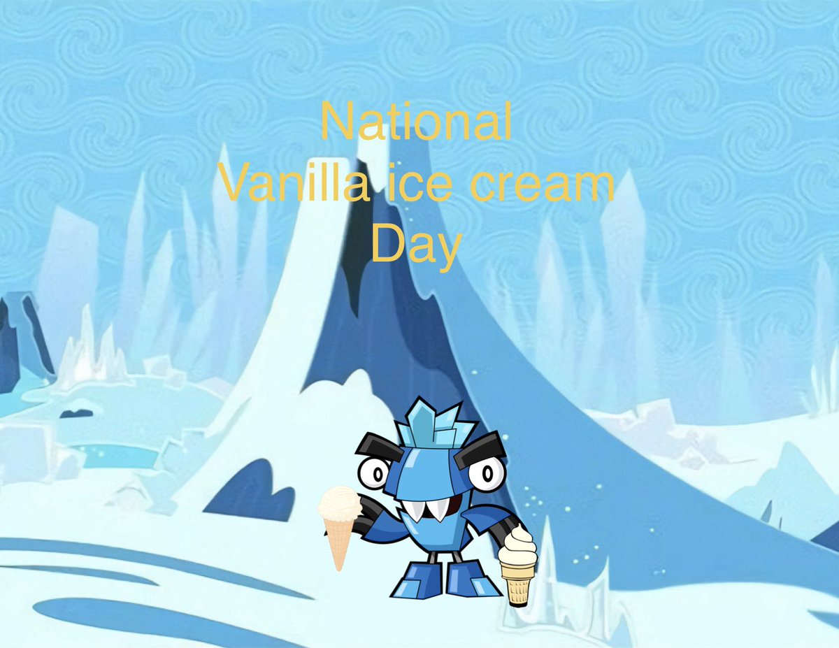 Yovani14583327's tweet photo. National Vanilla Ice Cream Day!
#Mixels #LegoMixels #MixelsSeries5
#Mixelsfanart #Chilbo #VanillaIceCreamDay #NationalVanillaIceCreamDay #Frosticons https://t.co/L8AvHLbLgQ