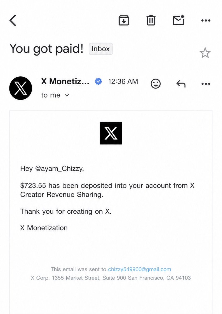 ayam_Chizzy's tweet photo. Wow… I got paid. 🎉
What a beautiful way to kick off August. 🙏🏽💸 https://t.co/m3zDjYTgXv