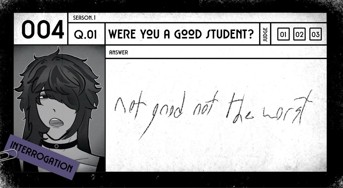 daiyshng's tweet photo. 🧵 Thread of Daisuke's T1 interrogation questions... ignore that this is 2 months late!

■Q. 01 : Were you a good student?

A : Not good, not the worst. https://t.co/AxRpk7ISyR