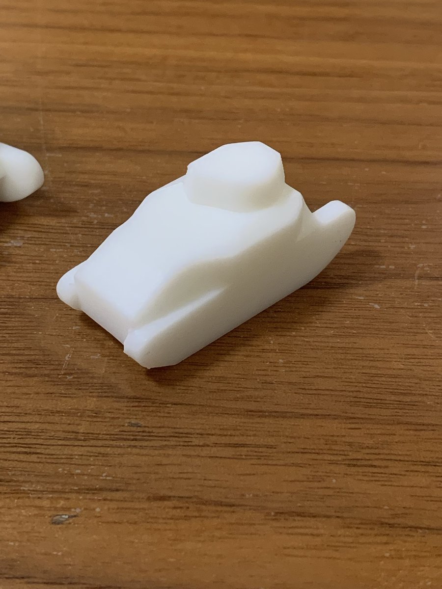 Dai217184's tweet photo. ということで出力した試作品です
1/144 八九式中戦車大発試験向けコンクリートダミー
#テンイネ重工 https://t.co/tR2q4hOrvo