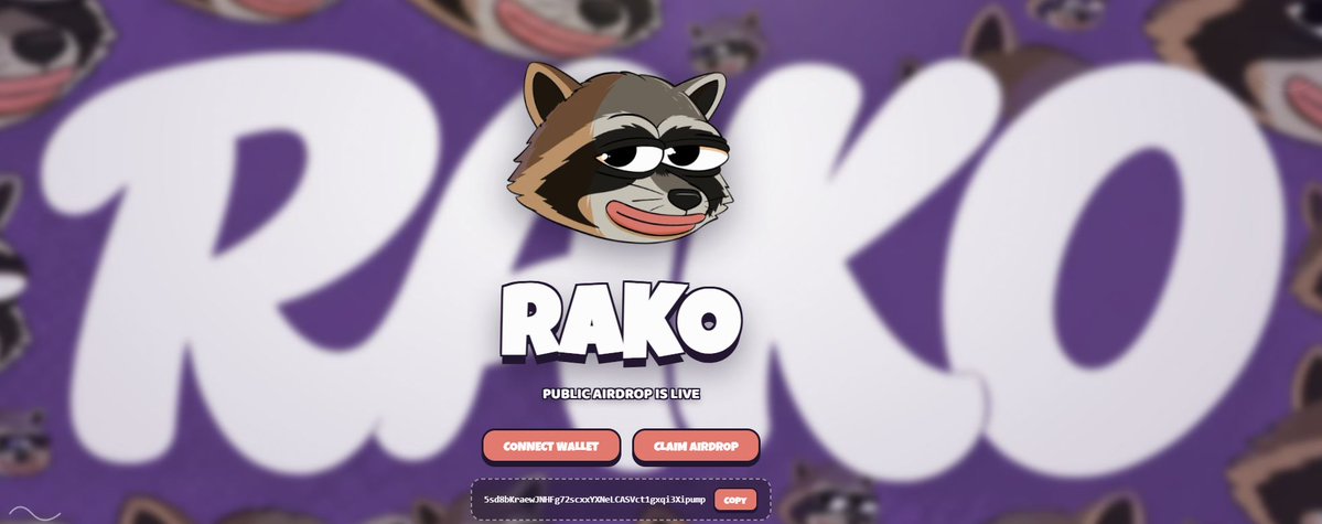 evertonasprilla's tweet photo. ⚡ Rako $RAKO is making waves on Solana. 

 Discover this crypto memecoin and secure your token through the airdrop. Don't miss out. 

 ➡️ https://t.co/lBytfHxE5D 

 #SOLANA $SOL $Bullcat https://t.co/2oh3yClV1f