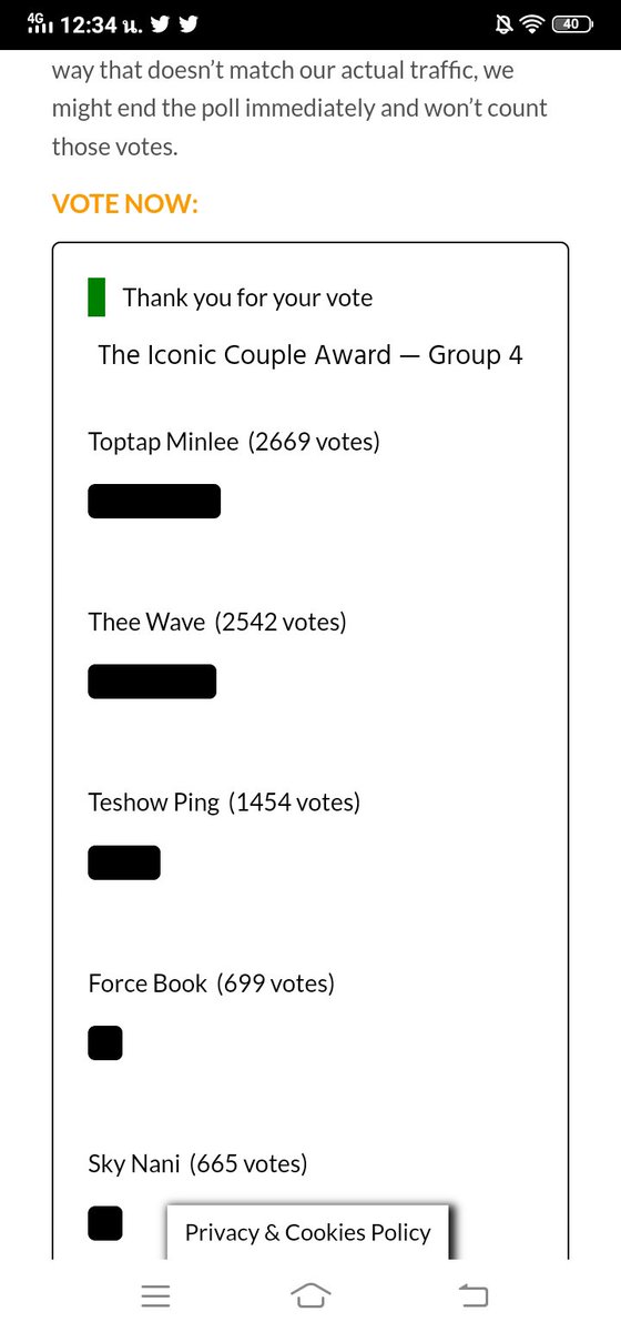 norkeaw77749's tweet photo. ไปช่วยกันโหวตเยอะๆน๊าา.มาอยู่อันดับ1แล้ว.โหวตให้ท๊อปแท๊ปมินลีน่ะทุกคน.✌️💗🎉
#ToptapMinlee
#payback https://t.co/vX6xmy55US