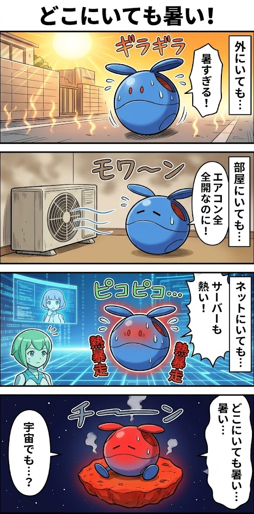 SmileLiveCH's tweet photo. いつまで続くんだこの暑さは？..... https://t.co/tPeumHkzVI