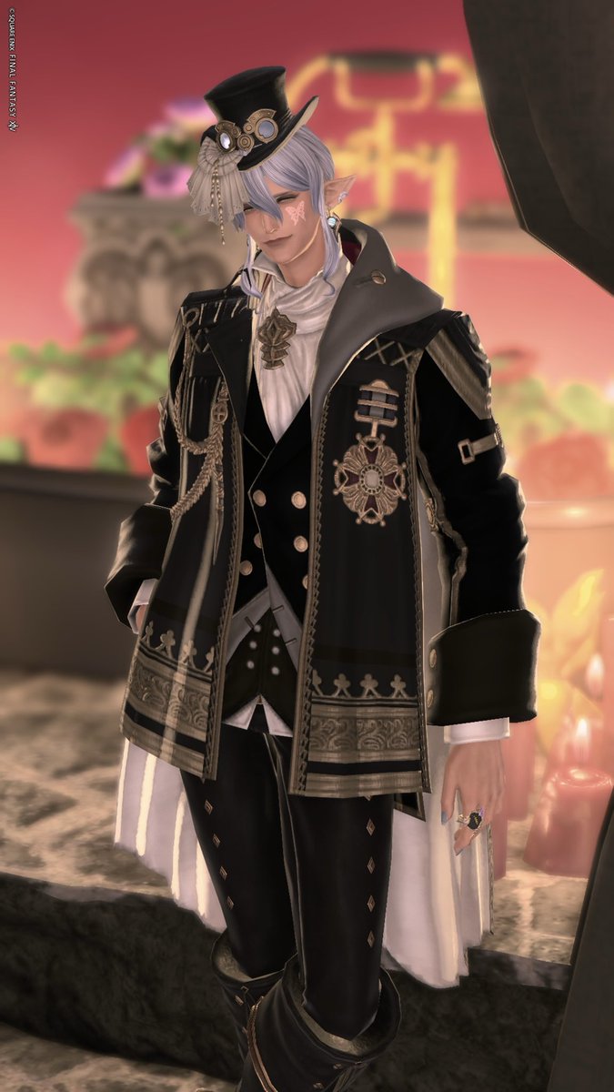 FF14Ansur's tweet photo. #エレゼン
フレンド🐰のハウスにて！ https://t.co/q2KJdeffnI