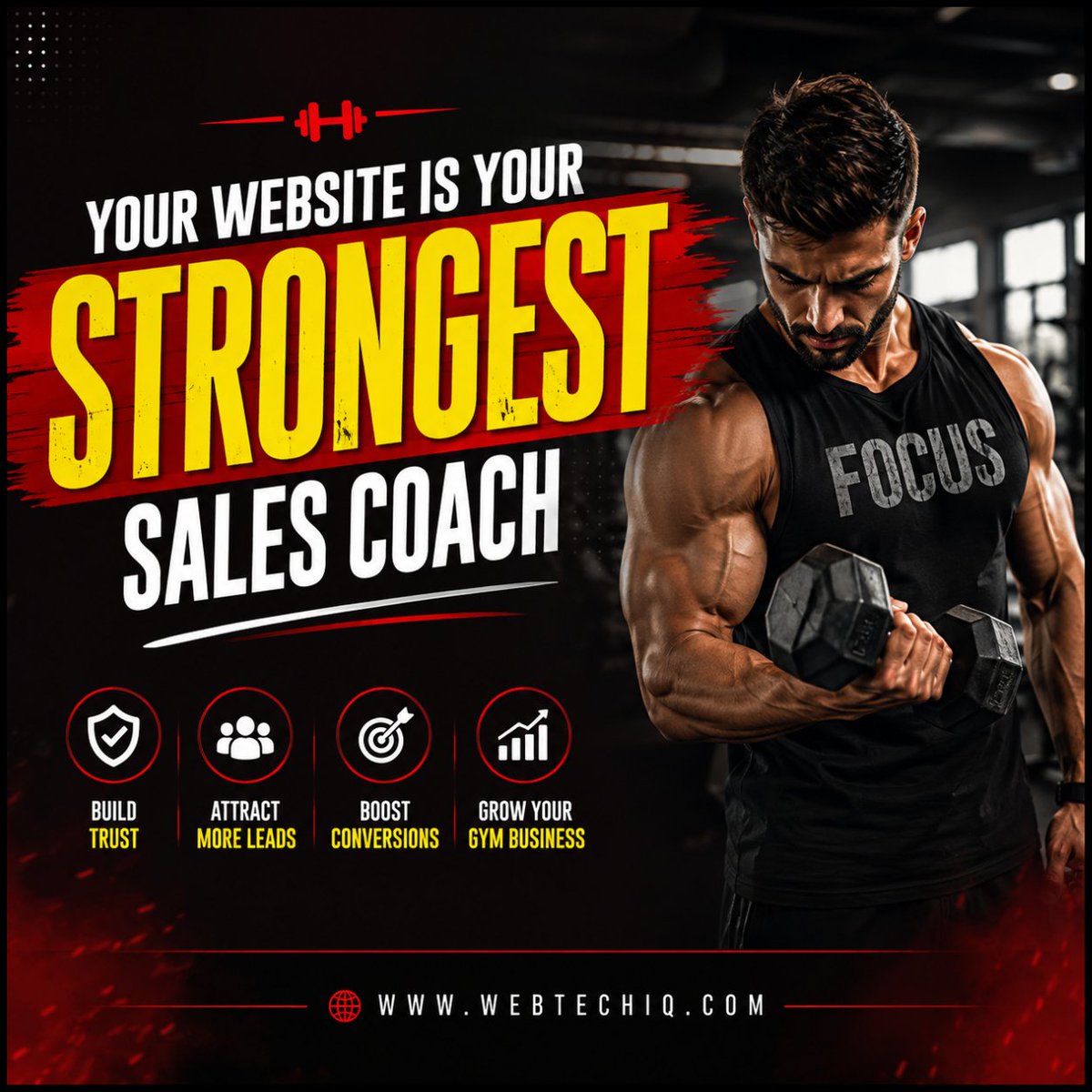 webtechiq2016's tweet photo. Your website doesn't need more visitors—it needs to stop losing the ones you already have.

Traffic gets attention. Conversion grows your business. 🚀 #GymMarketing #GymWebsite #NewYorkBusinessOwner #WebTechiq https://t.co/9tMGwvFTjt