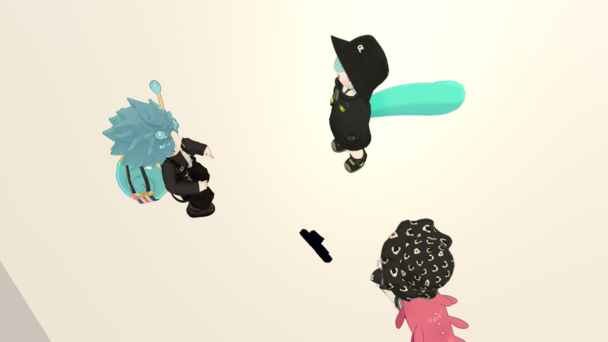 sakuri_2k_VRC's tweet photo. がき３にん https://t.co/b6blVwV0E6