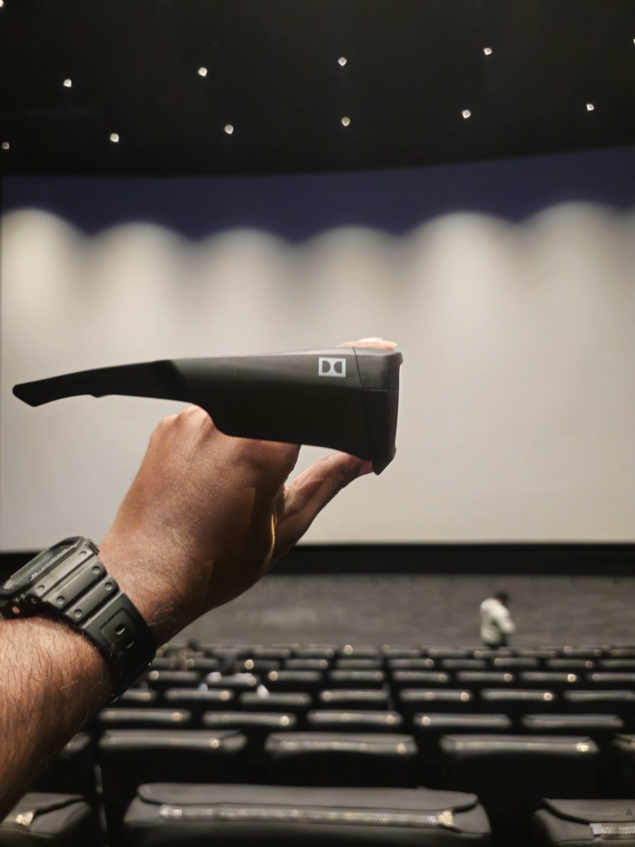 IamJDeepak's tweet photo. My first Dolby 3D experience @AlluCinemas #DolbyCinema.
Credit to @parinitea and @sid23021998 for the tickets 🙏

And thanks to @_mrchaturvedi &amp; @rohithklv for keeping us informed on 
How to get the most bang for your buck out of your viewing experience. https://t.co/XjCb1iXsnT