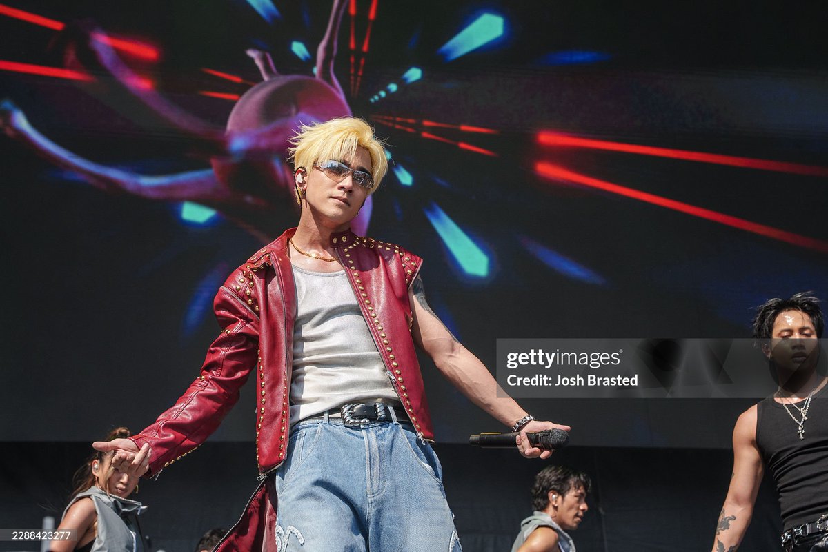 esbibase's tweet photo. New photos of SB19 (@SB19Official) during their Lollapalooza 2026 performance.

via Getty Images https://t.co/uEkJtoTXys