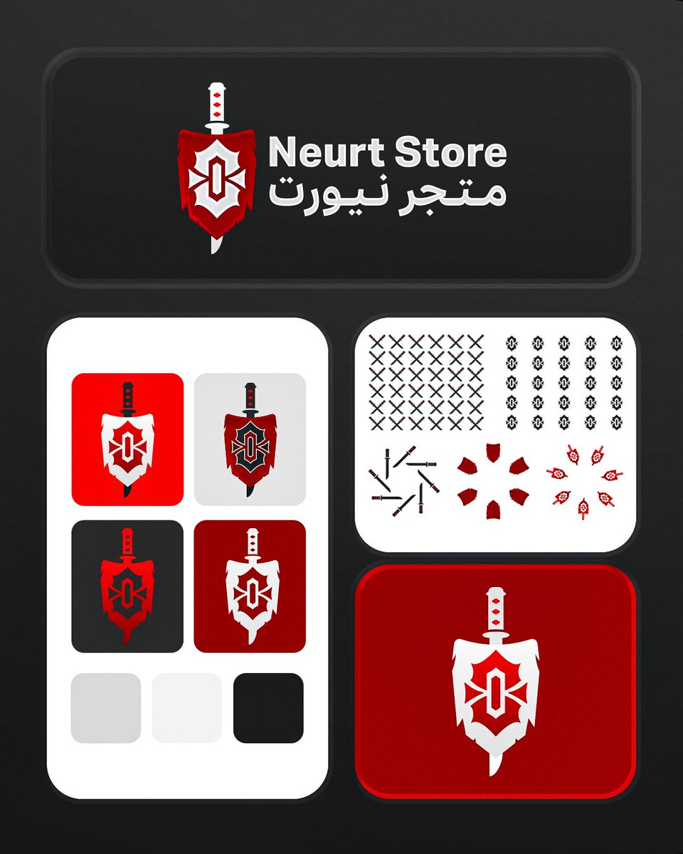 IOtakku's tweet photo. This is a branding i made for @neurt_sa this  project was for Neurt Store combines a bold gaming identity with Japanese-inspired visuals. https://t.co/4U2F9mNHSu