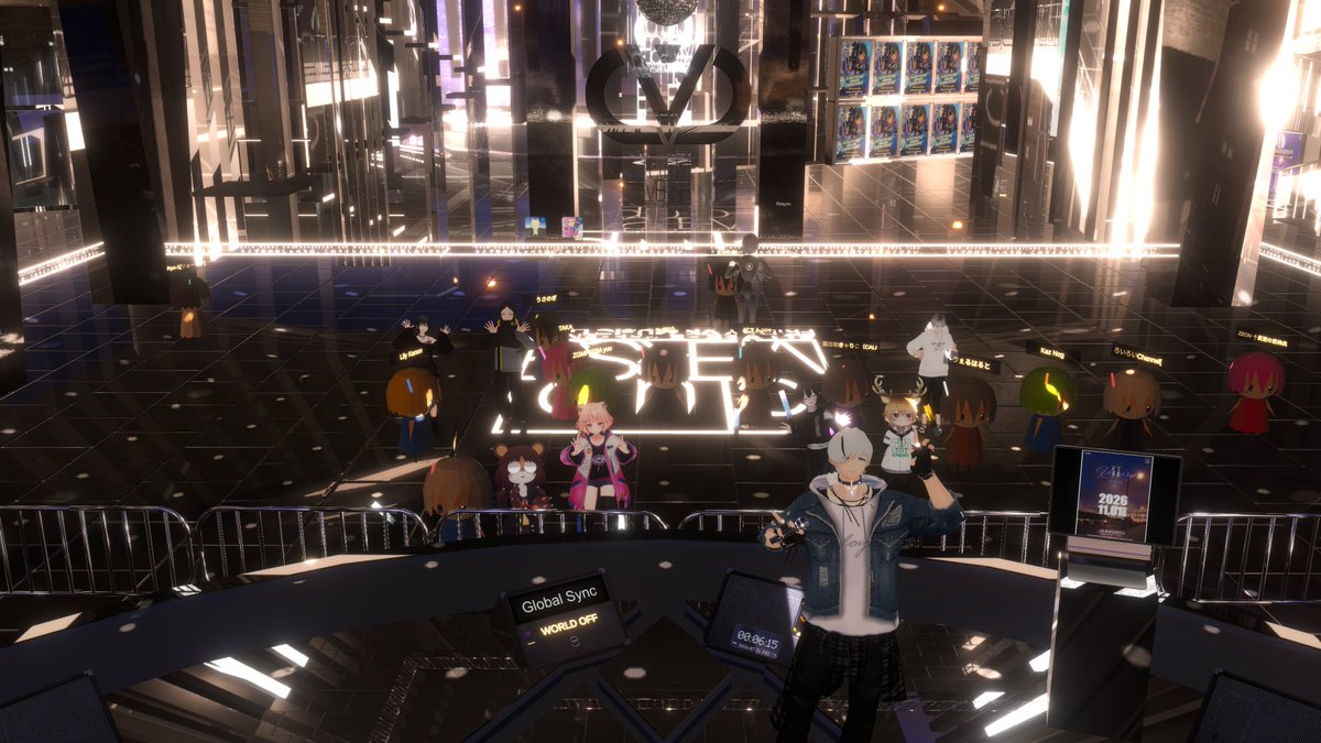 Third_910's tweet photo. 今回のここがすごい #clubVERSE
・ #VRChat での音楽ライブイベントを配信
・ブラウザで動作するメタバースを準備してパブリックビューイング
・ビューイング会場のアバターをVRchatイベントに同期表示
配信勢もVRchat勢も同じイベントとして楽しめる！ https://t.co/1cIovRyeUW