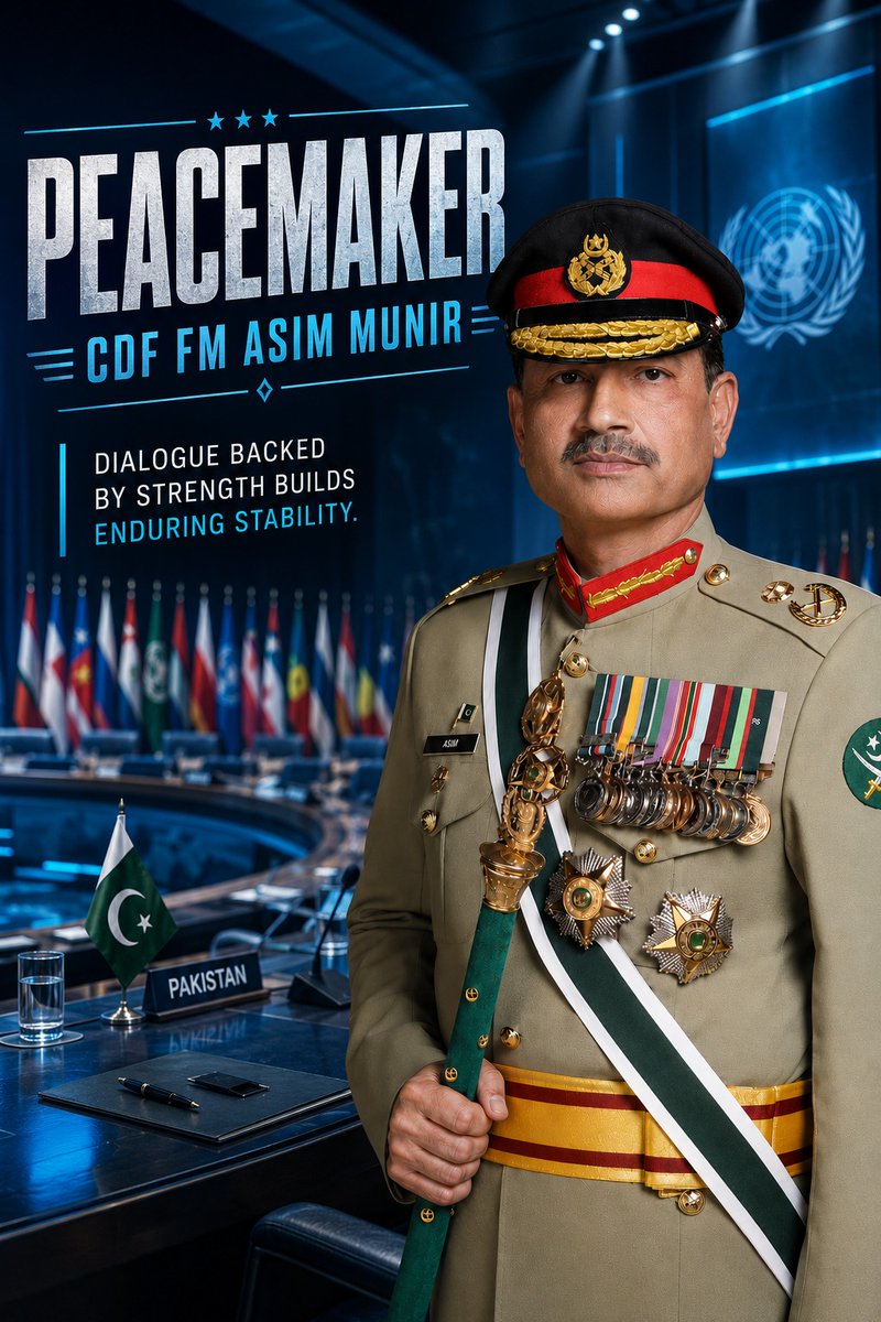 creativesameeer's tweet photo. Under the leadership of CDF Asim Munir, empowering young people through opportunity, education, and national development continues to be emphasized as essential for a stronger future. 🇵🇰
#BehindYouCDF
#CDFPeaceVision
#StandWithPakArmy
#CDFPeaceMission https://t.co/A4DuqJPFOJ