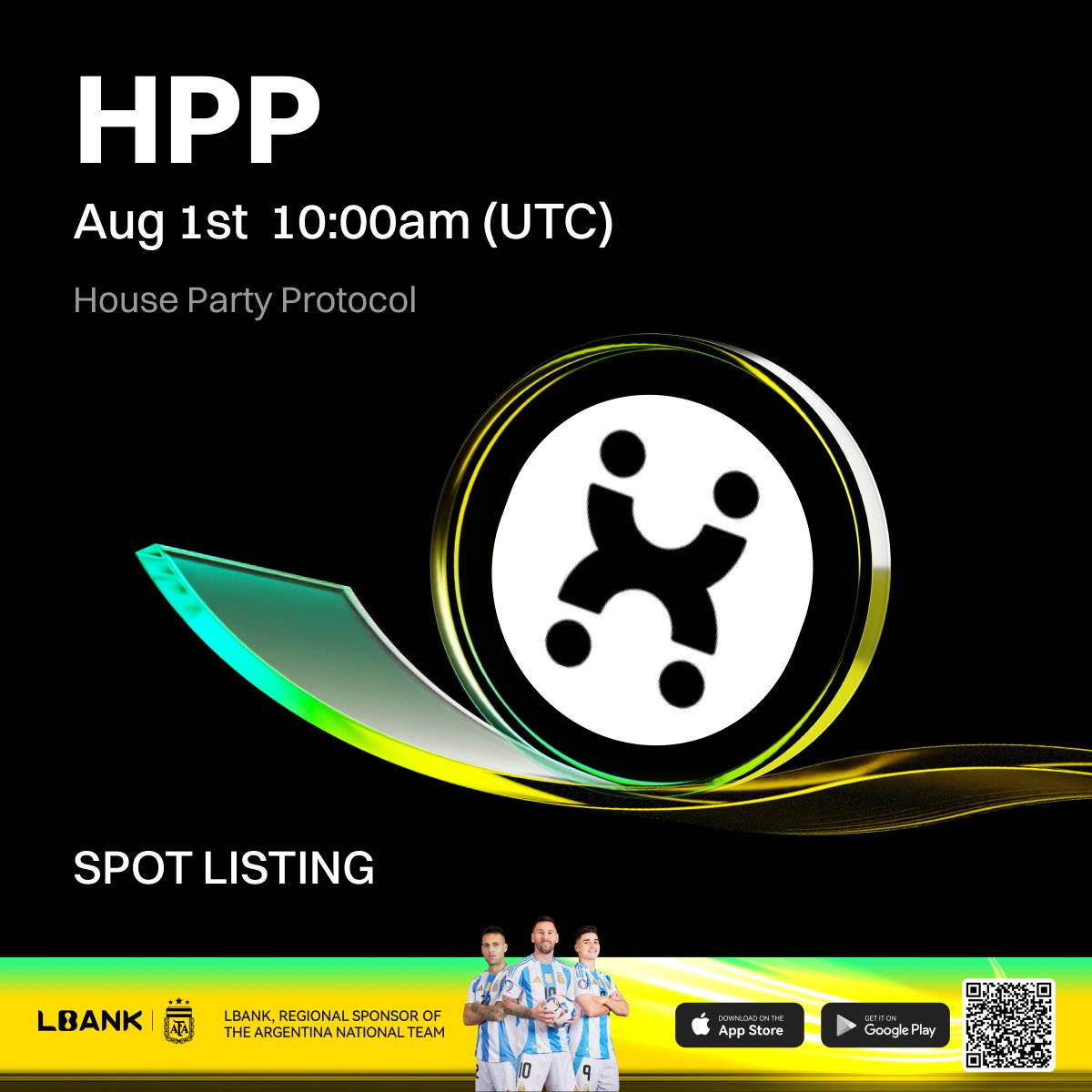 LBankUpdates's tweet photo. 🎉 New #listing

🌟 $HPP (House Party Protocol) will be listed on LBank!  @aergo_io

House Party Protocol is an AI-native Layer 2 network bridging enterprise blockchain with decentralized AI.

❤️ Details: https://t.co/luVLufGJ9T https://t.co/3QbDFeQZKH