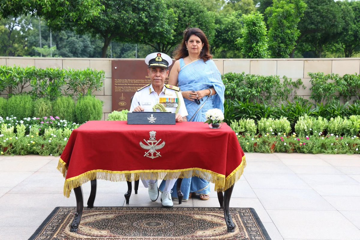 indiannavy's tweet photo. Vice Admiral AN Pramod, AVSM, YSM assumed charge as the Deputy Chief of Naval Staff #DCNS on #01Aug 26.

In a distinguished career spanning over 36 years, the Flag Officer has held a wide range of command, operational, instructional and staff appointments, both afloat and ashore. 

His important afloat appointments include Executive Officer of #INSRajput, Command of Indian Naval ships Abhay, Shardul and Satpura, and Fleet Operations Officer of the @IN_WesternFleet during Op Snow Leopard. 
He has also participated in Op Vijay during Kargil War in 1999 and Op Parakram post Parliament attack in 2001.

On elevation to the rank of Vice Admiral, he served as the Director General Naval Operations from Dec 2023 to Jul 2026. As DGNO, he was closely involved in the planning, preparedness and operational readiness of the #IndianNavy during Operation Sindoor and conduct of Maritime Security Operations during the ongoing West Asia Crisis.

@DefenceMinIndia
@SpokespersonMoD
@HQ_IDS_India