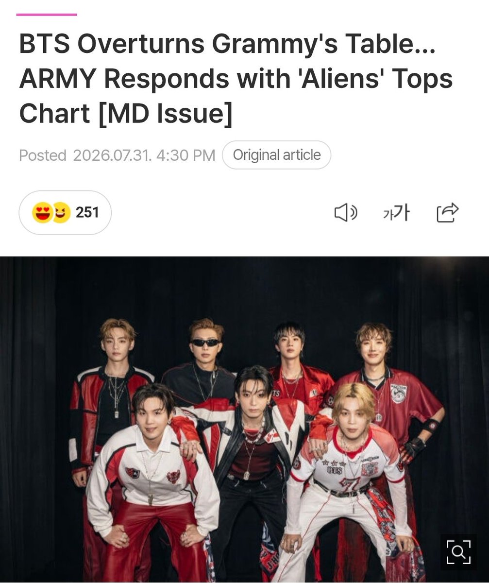 Yoon_kookie97's tweet photo. - “BTS Overturns Grammy's Table... ARMY Responds with 'Aliens' Tops Chart”

- “BTS' 'Aliens' sweeps iTunes charts worldwide after Grammy withdrawal” 

ART HAS NO ALIENS 
#ArtHasNoAliens https://t.co/mQL7DMU6k4