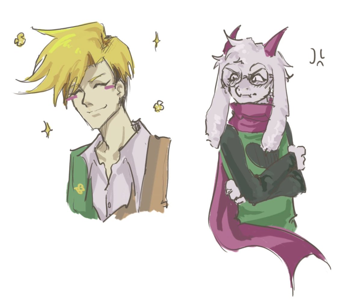 AshHam98452674's tweet photo. 铁子，你俩太给了
#deltarune #flowery #ralsei #flowei https://t.co/oSjfMcIDrs