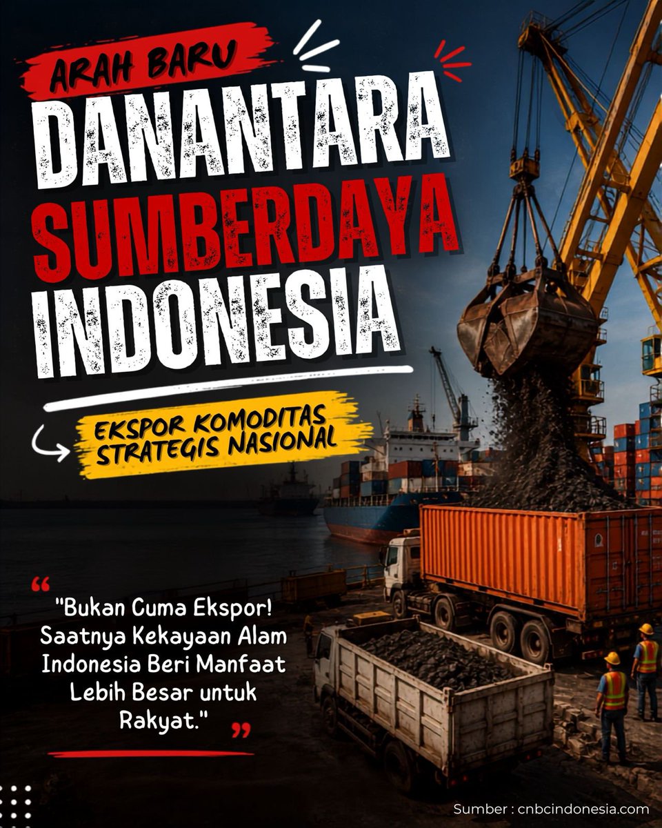 diskusiinfo10's tweet photo. Penguatan ekspor nasional semakin optimal bersama Danantara. #Danantara #EksporIndonesia https://t.co/VI8AI2tBUR