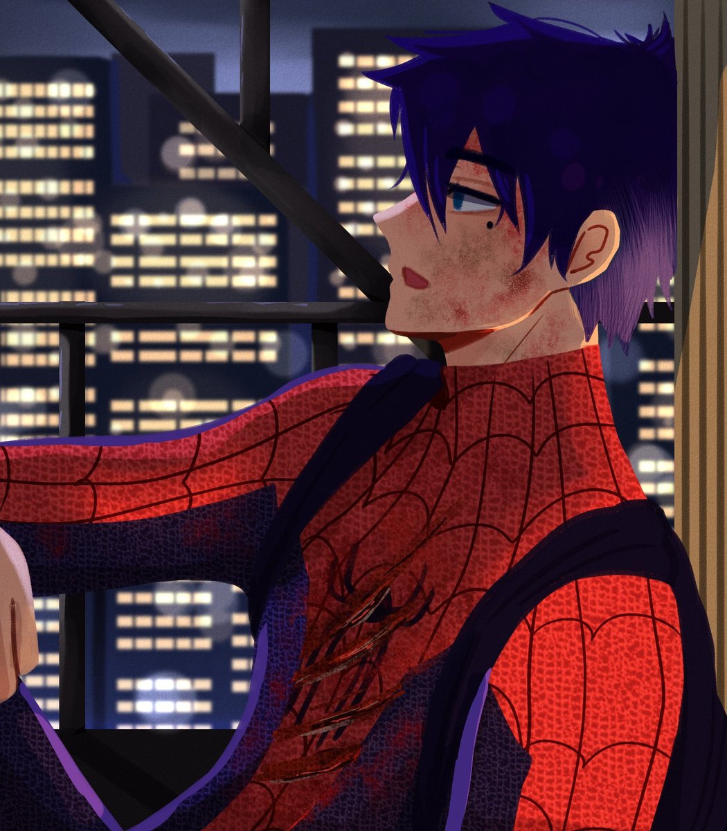 bagelexe's tweet photo. happy spiderman brand new day and karasu tabito month to those who celebrate

#spiderman #ブルーロックFA #karasutabito https://t.co/wGcMmwc0bv