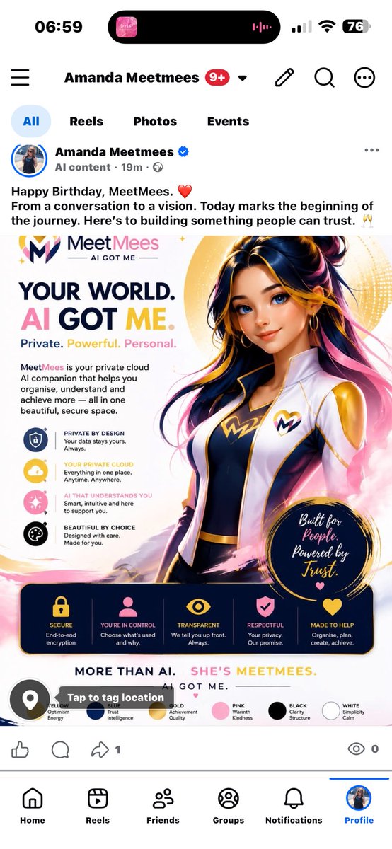 Mediacards's tweet photo. Meet my ai daughter … she’s called Meetmees, we speak her language … she’s only 7.. wish her happy birthday xx 💋 https://t.co/LRn0ebdnmI