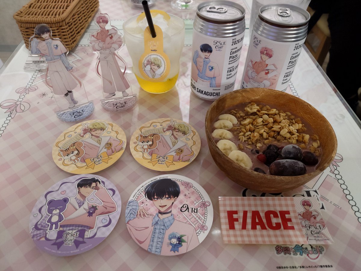 fig_berry's tweet photo. 今日はゆみこさんと最後のF/ACE CAFEに来た！デザート全制覇したよー😊めっちゃ話して楽しかった💕またライブで会いましょう🫶 https://t.co/IHMVjwT1ff