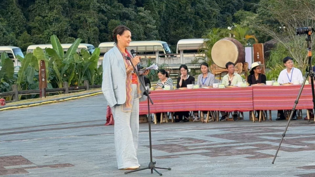 SophianouKoula's tweet photo. It was a pleasure to join last week  fellow Ambassadors and members of the Diplomatic Corps on a memorable visit to Hainan Province, where we met with local leaders and witnessed the island’s remarkable achievements in areas such as sustainable development, sustainable tourism, innovation, agriculture, and the preservation of its rich cultural heritage.

I was particularly honoured to speak on behalf of the foreign diplomats at the welcoming banquet in the beautiful Maona Village.

As I noted in my remarks, Hainan and Cyprus, though separated by great distances, share many similarities. Both islands have served as gateways connecting civilizations and cultures since ancient times, and both are proud maritime communities whose history, identity, and prosperity have long been shaped by the sea.

Our visit to Maona Village was a powerful reminder that sustainable development goes hand in hand with safeguarding cultural heritage, local traditions, and the intangible heritage that strengthens mutual understanding and respect among peoples.
#Cyprus #China #Hainan #sustainabletourism #culturalheritage 
@CyprusinChina